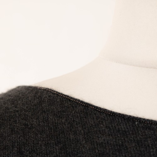 Jersey mujer KANGRA gris 65% cachemira 28% seda 7% lana talla 42 - Imagen 3 de 7