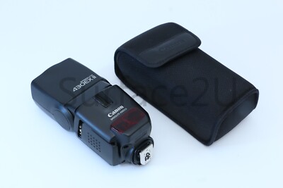 Canon Speedlite 430EX II Hot Shoe Mount Flash, Excellent Cond with Case / Pouch