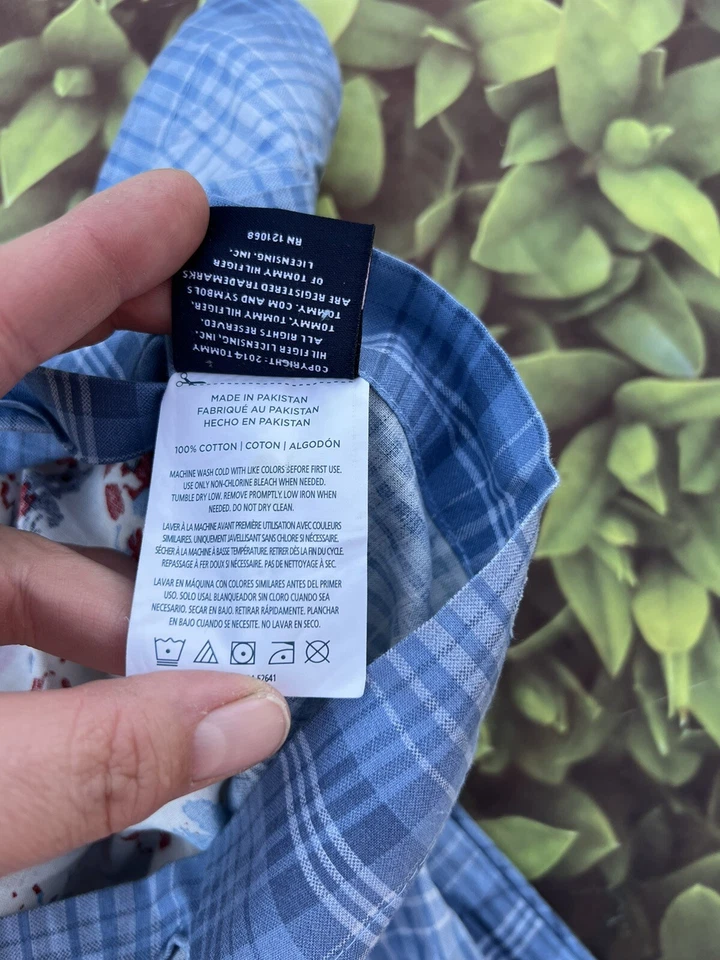 TOMMY HILFIGER NANTUCKET ROJO Blanco AZUL Abstracto 1 ALMOHADA ESTÁNDAR FALSA 20 X 26 Foto 4 de 4