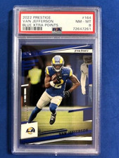 NFL - Van Jefferson 2022 Panini Prestige Xtra Points Blue /299 PSA 8 - Rams
