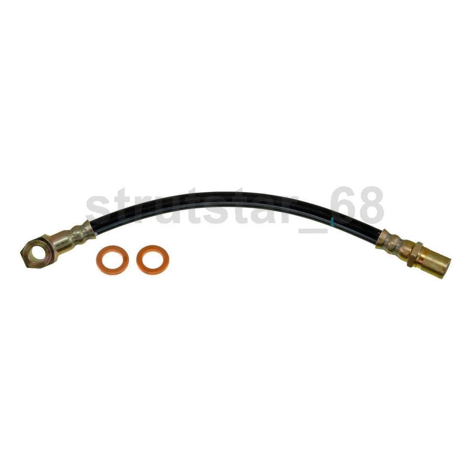 2 mangueiras de freio dianteiras compatíveis com Fiat 124 1.2L 1.4L 1.6L 1.8L - Imagem 2 de 4