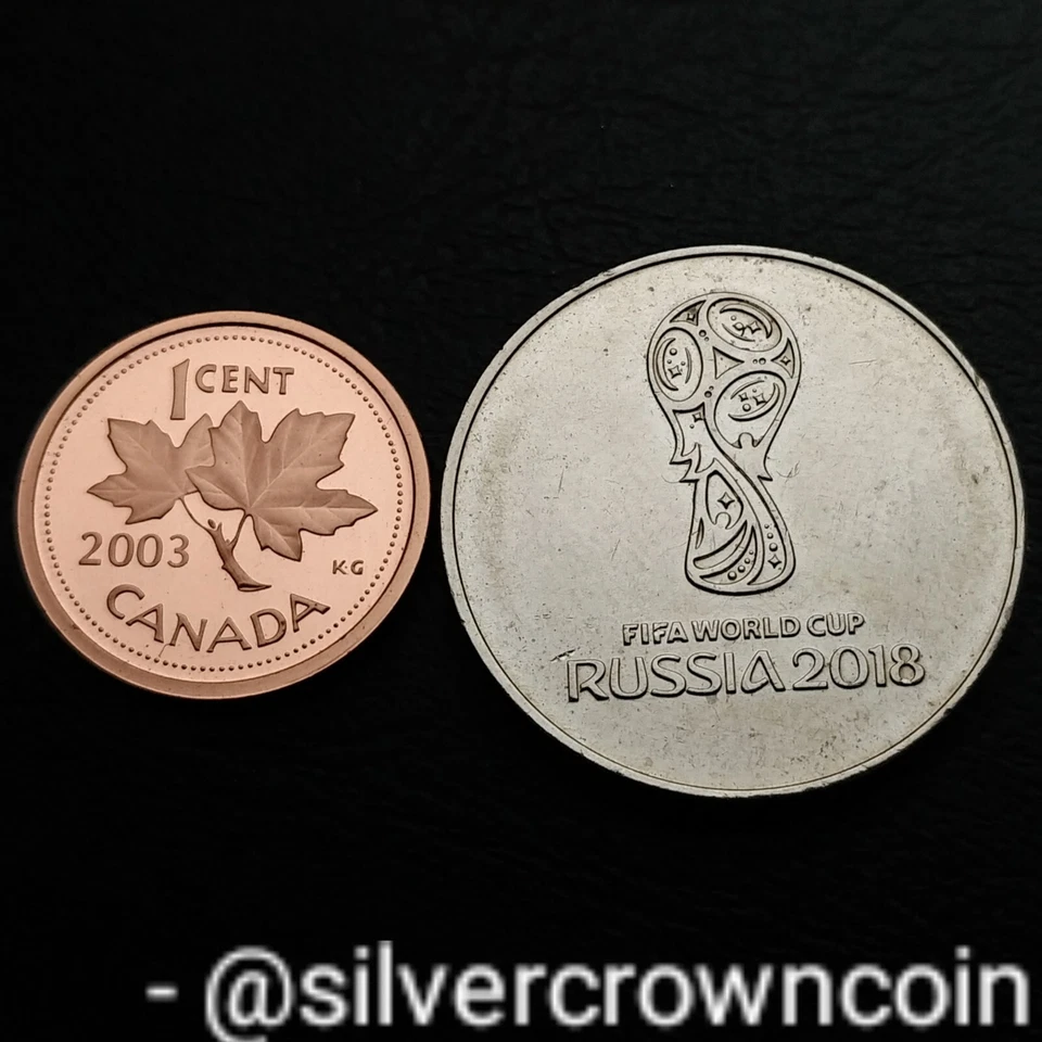 Russia Federation 25 Roubles 2018. 25$ coin. FIFA World Cup. Football. Soccer. - Image 3 of 4