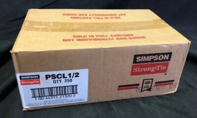 #ad #ad Box of Simpson Strong Tie PSCL 1 2quot; Sheathing Clips 250 ps Sealed Packaging $21.55
