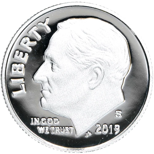 2019 S Roosevelt  Silver Dime DCAM GEM PROOF  SET