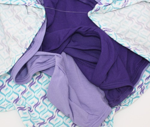 New set/3 JOCKEY supersoft soft and comfy HIPSTER 2072 LILAC PURPLE TEAL geo 10 - Picture 2 of 4