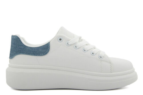 Baskets Fashion Attitude FAG_HY2700_BLUE-V taille 36 37 38 39 40+ luxe femmes sport  - Photo 1/28
