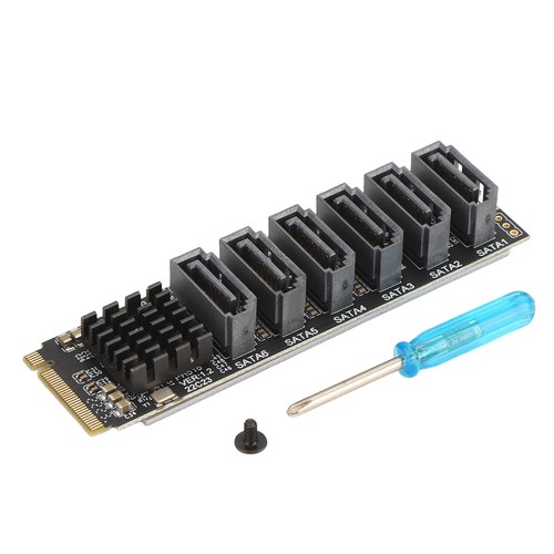 M.2 To SATA3.0 Adapter Card 6Gbps M.2 PCIE To SATA Expansion Card with Indicator - 第 7/11 張圖片