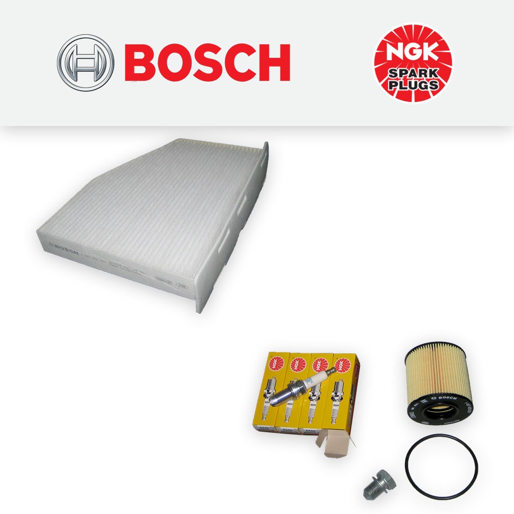 SERVICE KIT for AUDI A3 (8P) 1.6 FSI OIL CABIN FILTERS PLUGS (2003-2007)