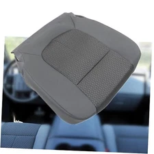 Front Driver Side Bottom Cloth Perforated Replacement Seat Cover Steel Gray 