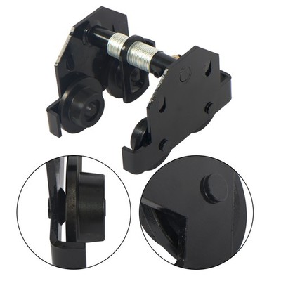 0.5Ton Push Beam Trolley Alloy Steel Manual Trolley Flange Width 55-135mm