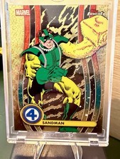 Marketplace image: Topps 2026 Finest Marvel Fantastic Four Sandman 1/1 Gold Superfractor