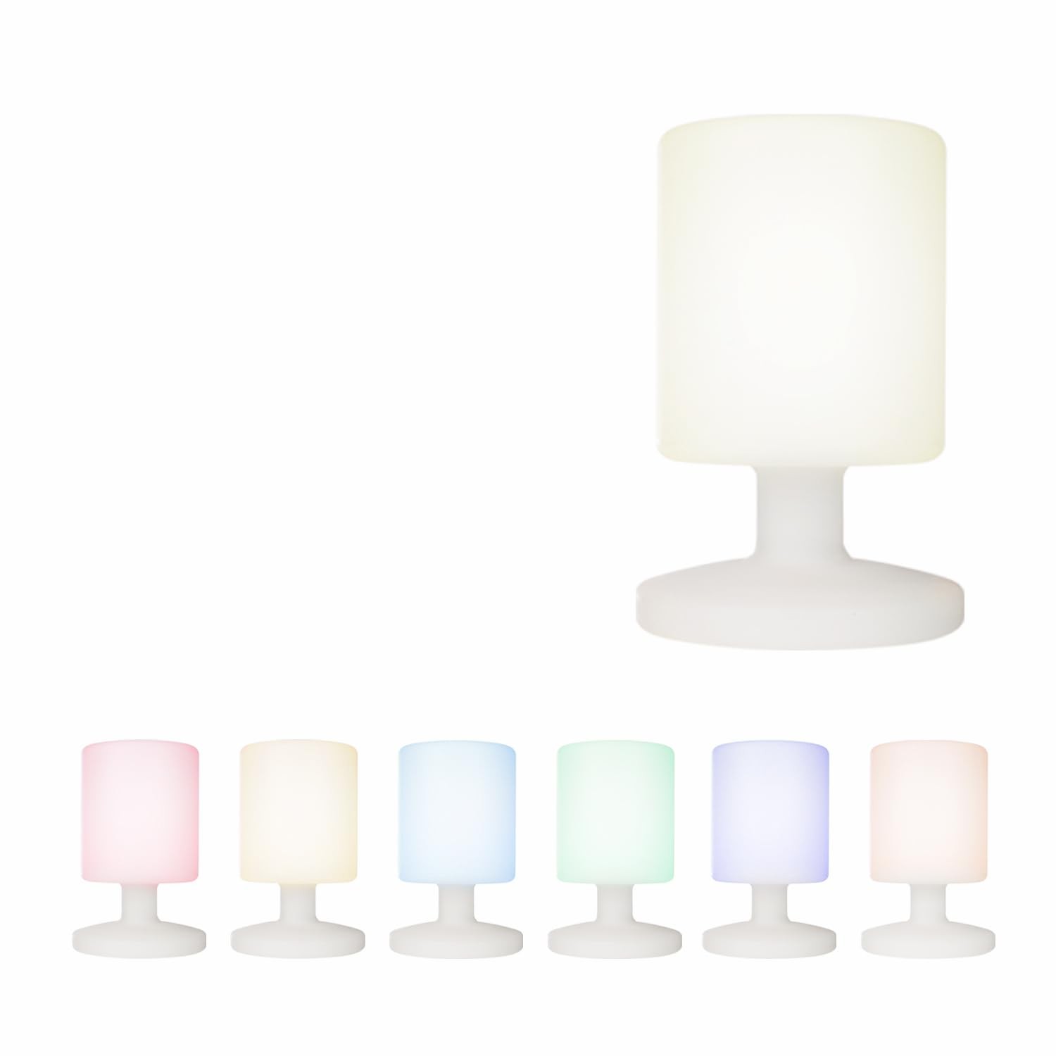 Lampe LED de table veilleuse enfant multicolore et portative pour salon moderne