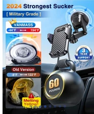 Vanmass Universal Car Phone Mount Super Suction Cup Dashboard Phone Holder Stand
