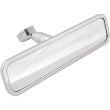 JEGS 90311 Rear View Mirror [Polished Billet Aluminum]