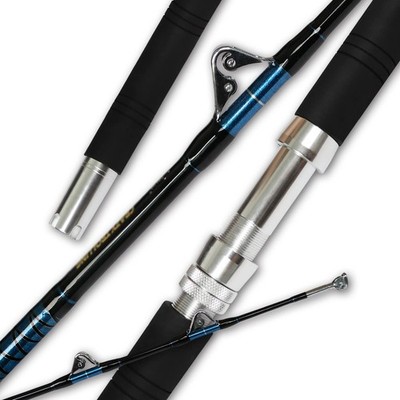 Saltwater Offshore Heavy Trolling Fishing Rod Big Game Conventional Boat Fish...