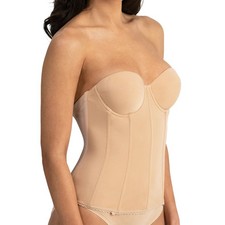Dominique Brianna Low Back Strapless Longline Bra