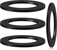 4 Pcs 1-3/4-Inch by 2-5/8-Inch Rubber Gasket for Tub Drain Shoe Tub Overflow