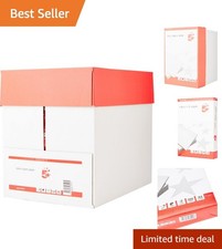 Professional Quality 80gsm A4 Copier Paper Bundle - 5 x 500 Sheets Ream Wrapped