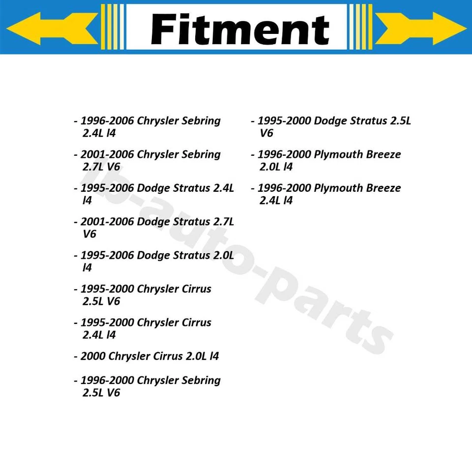 Front Upper Control Arm w/ Ball Joint 2x Fits 2000 Chrysler Cirrus 2.0L Foto 2 de 4