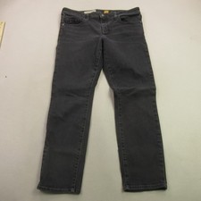 Pilcro and the Letterpress Jeans Womens 31 Regular Straight Leg Pockets Gray