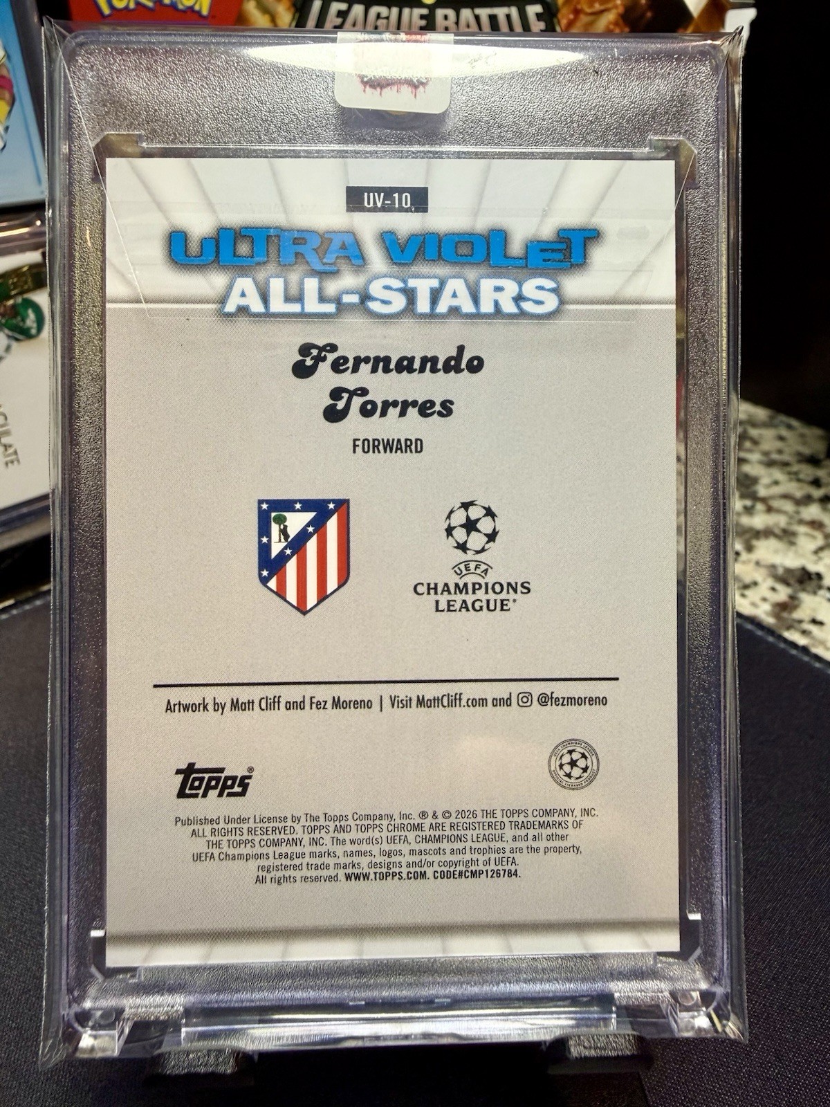 2025-26 Topps Chrome Uefa Club Competitions - Ultra Violet Fernando Torres... view 2