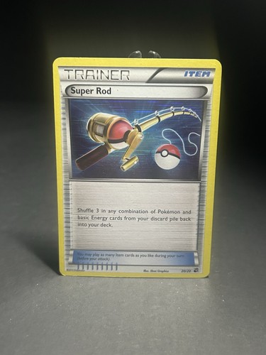 Super Rod Holo Rare Dragon Vault 20/20 Trainer Item English Pokemon TCG 2012