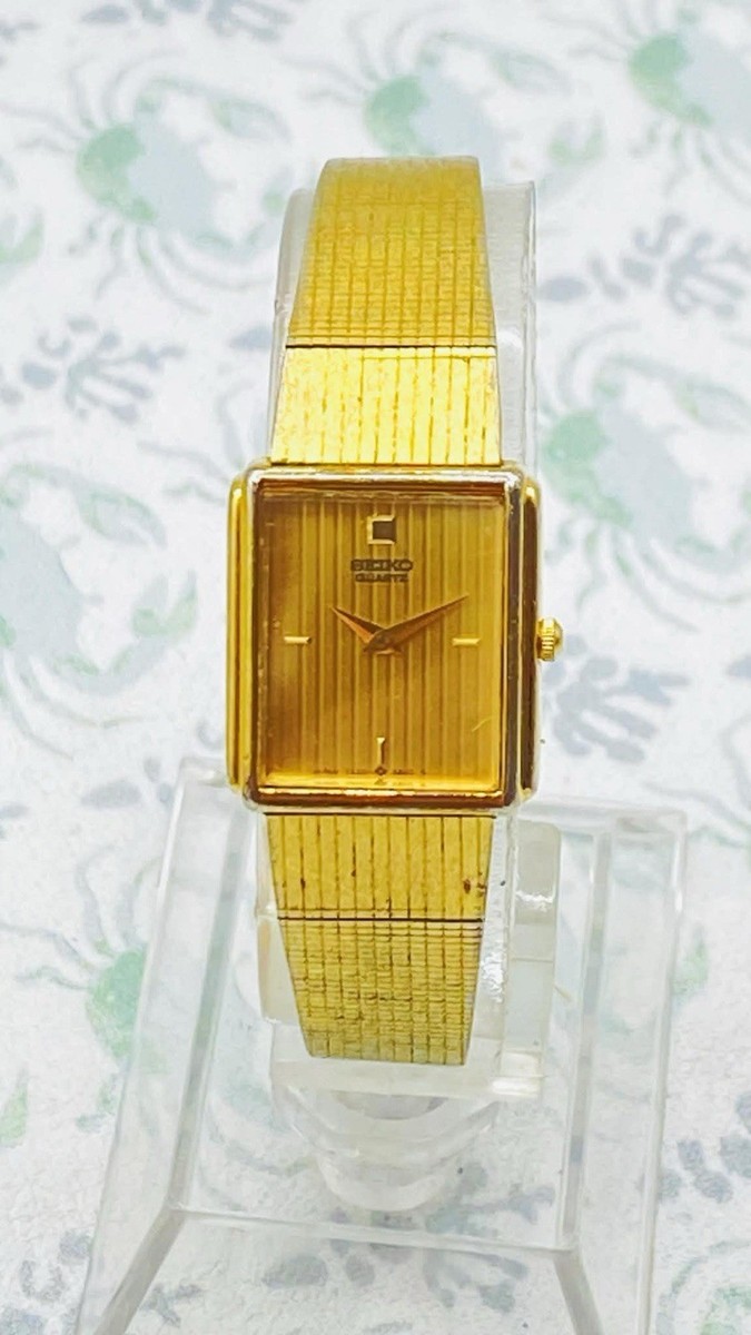 Good condition Vintage Seiko 7320-5479 Ladies' Quartz Watch Gold