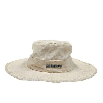 Jacquemus Off-White Le Bob Artichaut Bucket White, Size 58