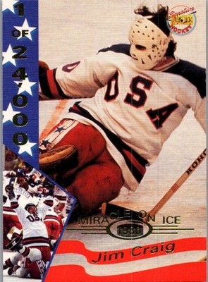 1995 Signature Rookies Miracle on Ice #10 Jim Craig - JL