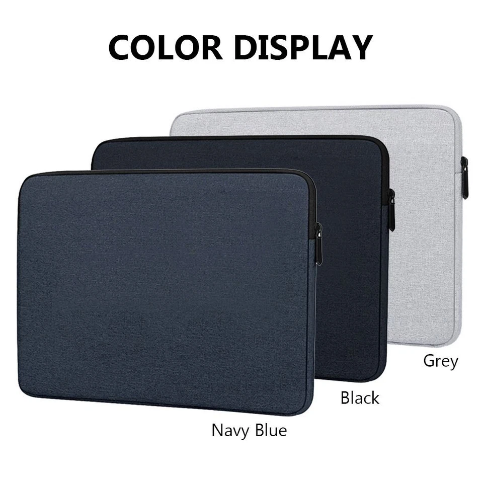 Polyester Cover Notebook Case Laptop Bag Sleeve For MacBook HP Dell Lenovo - Image 4 of 4