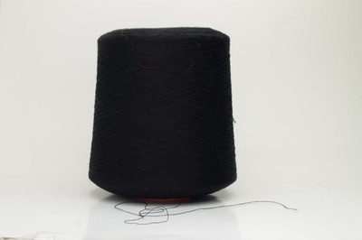 Botto Giuseppe Italian Silk Yarn Cone Black Knitting Yarn Italian Cone Per 100gr