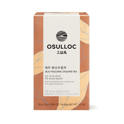 OSULLOC Jeju Volcanic Oolong Tea (20 Tea Bags)   Deep Roasted Flavor