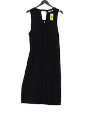 Oasis A-Line Midi Dress L in Black