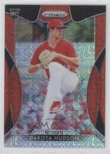 2019 Panini Prizm Red Mojo Prizm 202/299 Dakota Hudson #53 Rookie RC 0y9m