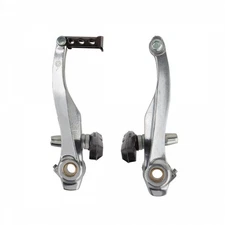 Origin8 Classic Silver Aluminum Front Brake Caliper with Dual Hex Tension