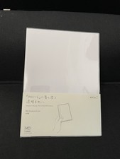 Midori MD Clear Notebook Cover With Pen Holder - A5