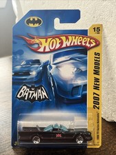 2007 Batman Batmobile Hot Wheels Models 1966 TV Series #15 NEW Collectible