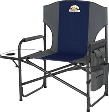 Oversized Directors Camping Chair Support 600 LBS, Heavy Duty Folding Outdoor