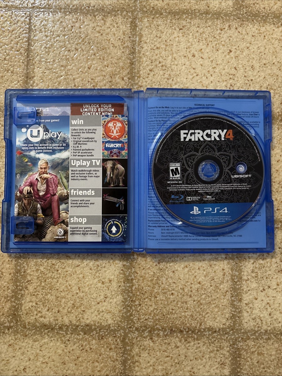 Far Cry 4 Limited Edition Walmart PS4 PlayStation 4 - Complete CIB