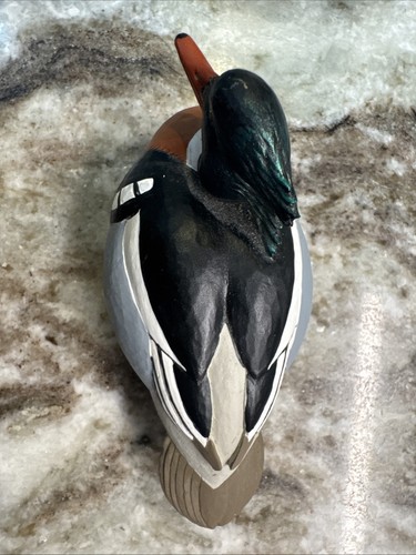 Jeff Brunet 2015 Ducks Unlimited Mini esca, coppia: Merganser & Bufflehead, PO-LN - Foto 14 di 17