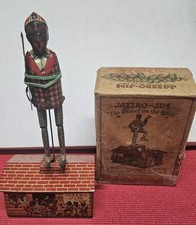 JAZZBO JIM Roof Dancer Tin Wind Up , Works , Rare