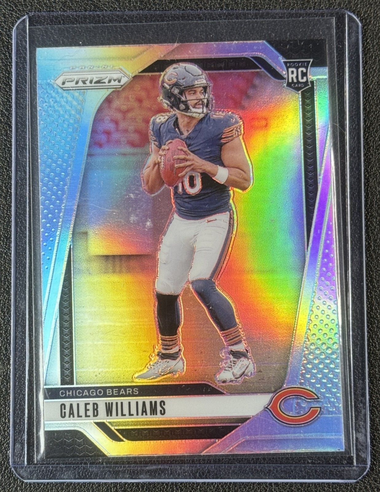 CALEB WILLIAMS 2024 PANINI PRIZM #301 ROOKIE SILVER RC BEARS A