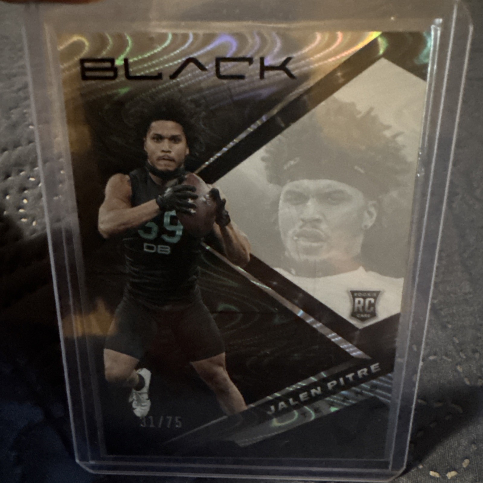 Jalen Pitre Panini Black #158 Silver