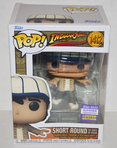 Funko POP! Indiana Jones: The Temple of Doom Short Round #1412 Exclusive MINT🔥