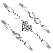3 Pcs Shirt Clips for Women Clothing, Vintage Sweater Shawl Clip, Dress Clips...