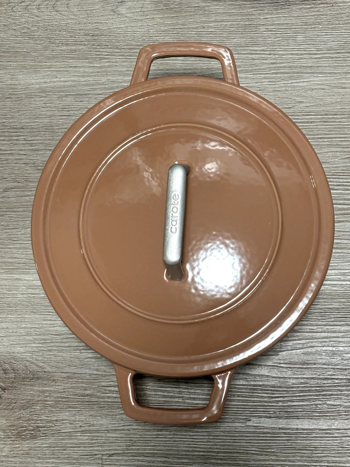 New Terracotta Brown Carote 5QT Enamel Cast Iron Dutch Oven Pot