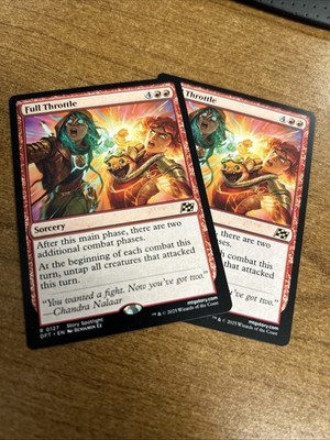 Full Throttle Aetherdrift Regular NM-M Unplayed MTG