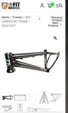 S&amp;M Bikes BJ DJ Frame 23" tt Limo Black BMX Dirtjumper
