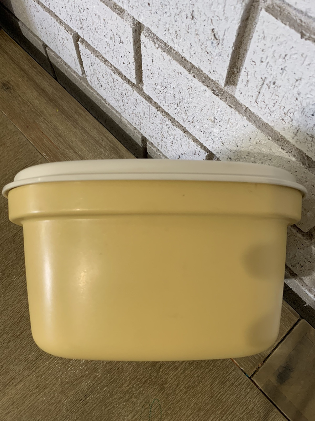 Tupperware Harvest Gold Vintage Steamer Server Strainer Square Veg 3 Pc