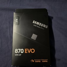 Samsung 870 EVO 2TB 2.5" SATA III Internal SSD Brand New Sealed MZ-77E2T0B/AM